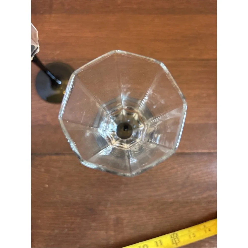 VTG LUMINARC FRANCE Crystal Octime  Stem Champagne Fluted Glasses 8.5/8 Set Of 2